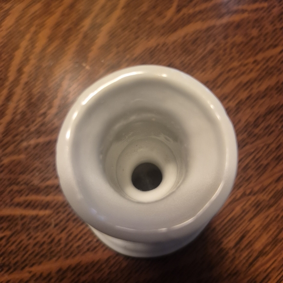 Vintage Delft Blue and White Floral Windmill Candle Holder Handpainted - Picture 2 of 6